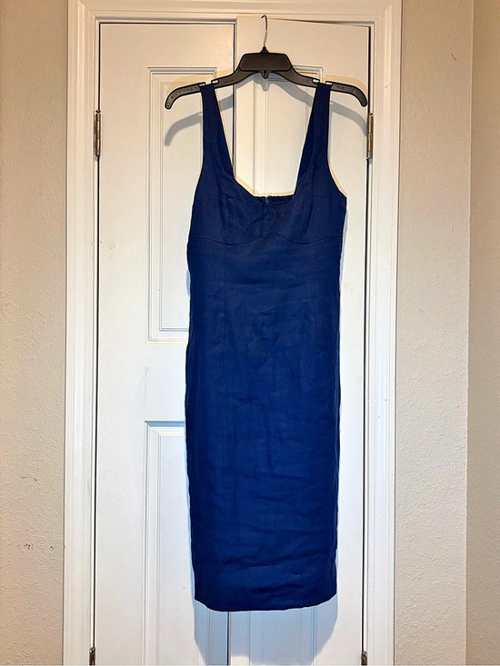 Reformation Dresses & Skirts - Reformation Midi Bodycon Dress in Blue Size 6 Like New